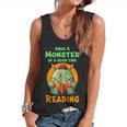 Halloween Teacher Librarian Monster Reading Books Men Women Kids Flowy Tank, trending gift
