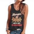 Hangin With My Cookies Gingerbread Man Xmas Teacher Flowy Tank, trending gift