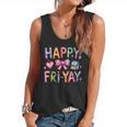 Happy Fri-Yay Teacher Fry Yay Friday Weekend Cute Fri-Yay Flowy Tank, trending gift