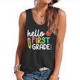 Hello First Grade Team 1st Grade Back To School Teacher Kids Flowy Tank, trending gift Hello First Grade Team 1st Grade Back To School Teacher Kids Flowy Tank, trending gift