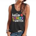 Hello Kindergarten Team Kinder Back To School Teacher Kids Flowy Tank, trending gift