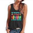 THE INFLUENCE OF A GREAT TEACHER IS NEVER ERASED Teaching For Men Women Girls Kids Flowy Tank, trending gift