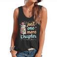 Just One More Chapter Book Reading Floral Teacher Book Lover Flowy Tank, trending gift