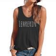 Lehrerin Female German Teacher Flowy Tank, trending gift