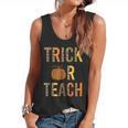 Leopard Trick Or Teach Halloween Teacher Costume Women Flowy Tank, trending gift
