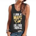 I Look At Maps And i Know Things Teacher Geographer Flowy Tank, trending gift I Look At Maps And i Know Things Teacher Geographer Flowy Tank, trending gift