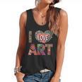 I Love Art Artist Painter Colorful Painting Art Teacher Flowy Tank, trending gift I Love Art Artist Painter Colorful Painting Art Teacher Flowy Tank, trending gift