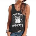 Math And Cats Apparel For Teachers Students Cat Lovers Flowy Tank, trending gift