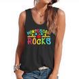 Montessori Rocks Montessori Teacher Back To School Flowy Tank, trending gift Montessori Rocks Montessori Teacher Back To School Flowy Tank, trending gift