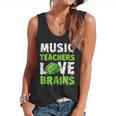 Music Teachers Love Brains Cute Teaching Halloween Flowy Tank, trending gift