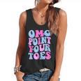 OMG Point Your Toes Dancing Teacher Tap Dancer Dance For Men Women Kids Flowy Tank, trending gift