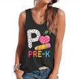 P Is For Pre K Teacher Student Pencil Apple Back To School Flowy Tank, trending gift