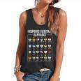 Hispanic Flags Alphabet Hearts Latin Heritage For Teacher Flowy Tank, trending gift