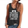 PE Teacher Sunglasses What Awesome Looks Like Flowy Tank, trending gift PE Teacher Sunglasses What Awesome Looks Like Flowy Tank, trending gift