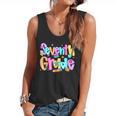Preppy Seventh Grade Back To School 7th Grade Teachers Girls Flowy Tank, trending gift