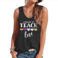I Promise To Teach Love LGBT-Q Pride Proud Ally Teacher Flowy Tank, trending gift