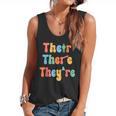 There Their They'Re English Class Grammar Joke Teacher Flowy Tank, trending gift