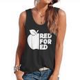 Red For Ed Teacher Support Public Education For Men Women Kids Flowy Tank, trending gift Red For Ed Teacher Support Public Education For Men Women Kids Flowy Tank, trending gift