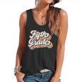Retro Sunset Fifth Grade Teacher & Student Back To School Flowy Tank, trending gift