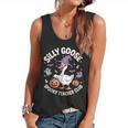 Silly Goose Spooky Teacher Club Halloween Witch Ghost Flowy Tank, trending gift