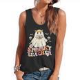 Spooky Teacher Groovy Retro Ghost Teacher Halloween 2023 For Men Women Kids Flowy Tank, trending gift Spooky Teacher Groovy Retro Ghost Teacher Halloween 2023 For Men Women Kids Flowy Tank, trending gift