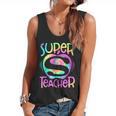 Super Teacher Back To School Apple Tie Dye First Day Flowy Tank, trending gift Super Teacher Back To School Apple Tie Dye First Day Flowy Tank, trending gift
