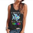 It Takes A Lot Of Sparkle To Be A Teacher Rainbow Fish For Men Women Flowy Tank, trending gift