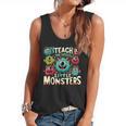 I Teach The Cutest Little Monsters Teacher Halloween Outfit Flowy Tank, trending gift