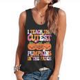 I Teach The Cutest Pumpkins Halloween Fall Teacher Women Flowy Tank, trending gift