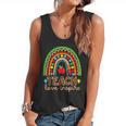 Teach Love Inspire Rainbow Leopard Cheetah Print Teacher Flowy Tank, trending gift Teach Love Inspire Rainbow Leopard Cheetah Print Teacher Flowy Tank, trending gift