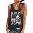 Teacher Halloween Shirt I'Ll Just Wait Until It's Quiet Flowy Tank, trending gift Teacher Halloween Shirt I'Ll Just Wait Until It's Quiet Flowy Tank, trending gift