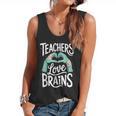 Teacher Halloween Shirt Women Men Teachers Love Brains Flowy Tank, trending gift