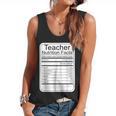 Teacher Nutrition Facts Teachers Nutritional Fact Flowy Tank, trending gift