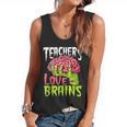 Teachers Love Brains Zombie Teacher Halloween Zombies Flowy Tank, trending gift Teachers Love Brains Zombie Teacher Halloween Zombies Flowy Tank, trending gift