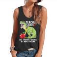 Teachersaurus Rex Dinosaur Like A Normal Teacher Saurus Flowy Tank, trending gift Teachersaurus Rex Dinosaur Like A Normal Teacher Saurus Flowy Tank, trending gift