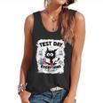Test Day Stressed Cat Teacher Student Kids Testing Day Flowy Tank, trending gift