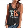 TK Teacher Retro Groovy Vintage Happy First Day Of School Flowy Tank, trending gift TK Teacher Retro Groovy Vintage Happy First Day Of School Flowy Tank, trending gift