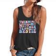 Twinning With My Teacher Bestie Teaching Partner Flowy Tank, trending gift