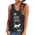 Un Deux Trois Cat Shirt French Teacher Flowy Tank, trending gift Un Deux Trois Cat Shirt French Teacher Flowy Tank, trending gift