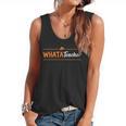 Whatateacher Shirt Teacher Lovers Flowy Tank, trending gift