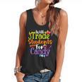 Will Trade Students For Candy Teacher Halloween Costume Flowy Tank, trending gift