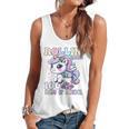 100 Days Of School Girls Teacher 100th Day Unicorn Outfit Flowy Tank, trending gift