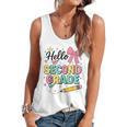 Cute Hello Second Grade Back To School Coquette Teacher Girl Flowy Tank, trending gift
