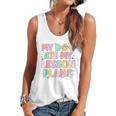 My Dog Ate My Lesson Plan Kindergarten Teacher Dog Lover For Men Women Flowy Tank, trending gift