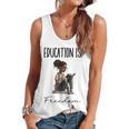 Education Is Freedom Teacher Books Black History Month Flowy Tank, trending gift