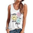 Happy To See Your Face Smile Face Teacher Back To School Flowy Tank, trending gift