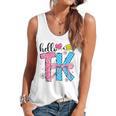 Hello TK Transitional Kindergarten Back To School Teacher Flowy Tank, trending gift