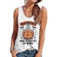 Mad Scientist Pumpkin Science Teacher Halloween Costume Kids Flowy Tank, trending gift