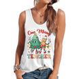 One Merry Teacher Groovy Christmas Tree Pjs Xmas Teacher Flowy Tank, trending gift