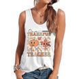 One Thankful Teacher Thanksgiving Groovy Fall Autumn Teacher Flowy Tank, trending gift